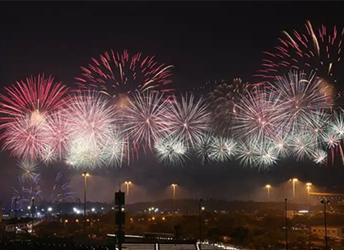 安福县焰火晚会